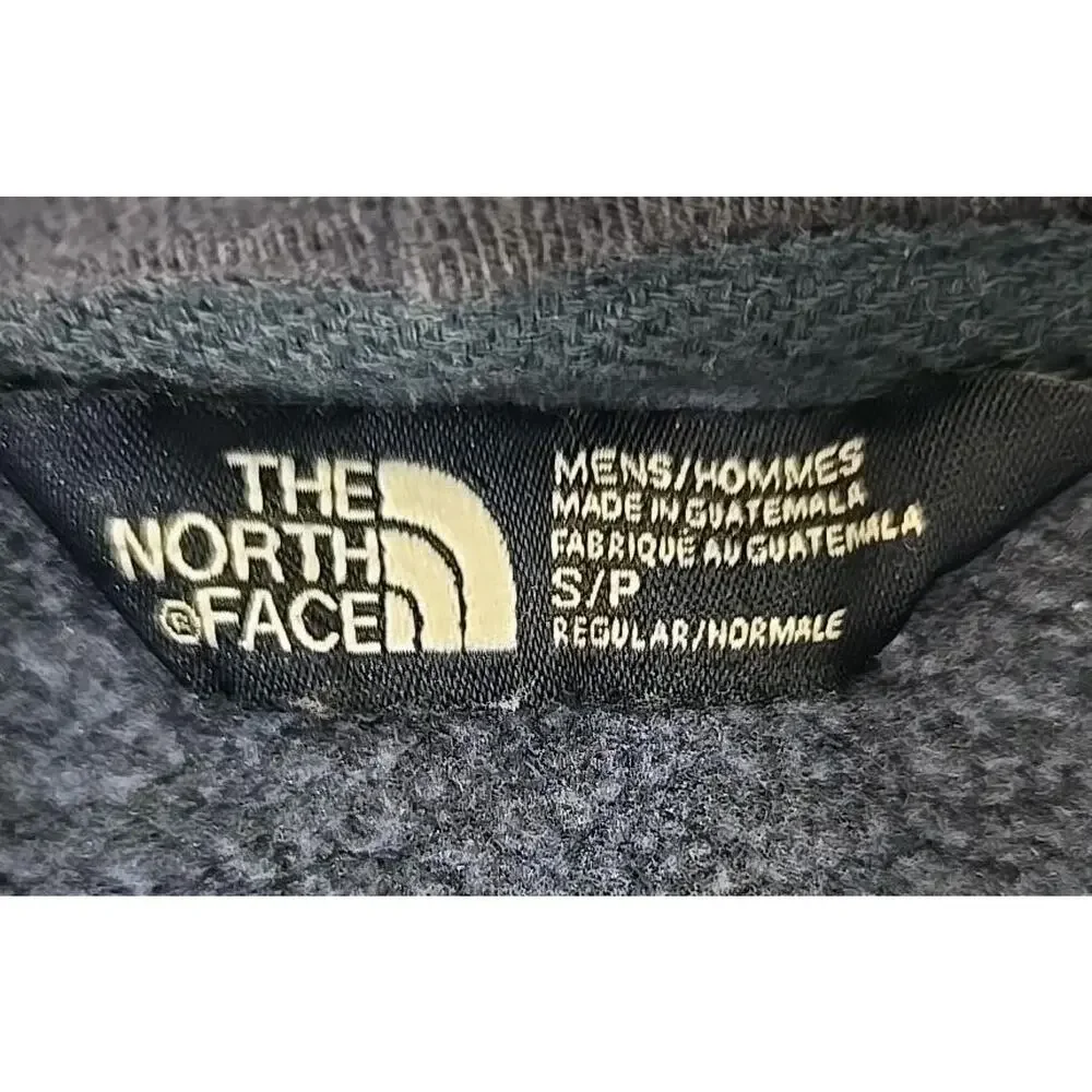 The North Face Mens Small Hoodie Blue USA Tested Proven Graphic Pullover